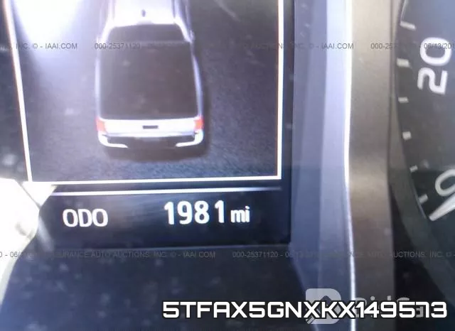 5TFAX5GNXKX149573 фото 8