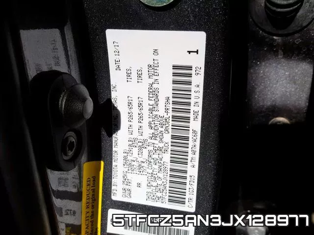 5TFCZ5AN3JX128977 фото 2
