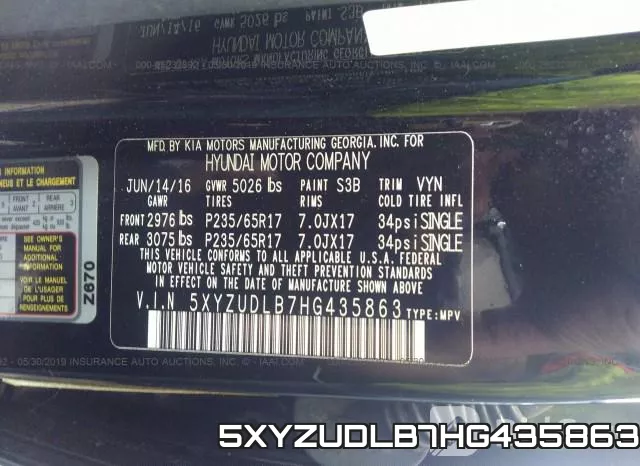5XYZUDLB7HG435863 фото 10