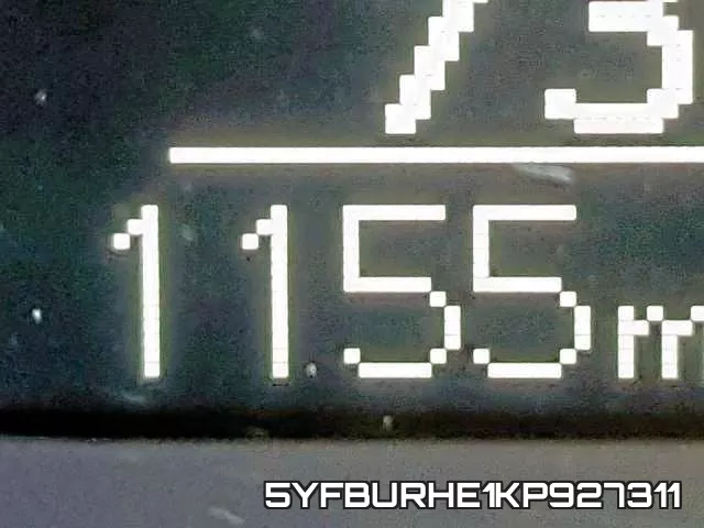5YFBURHE1KP927311 фото 9