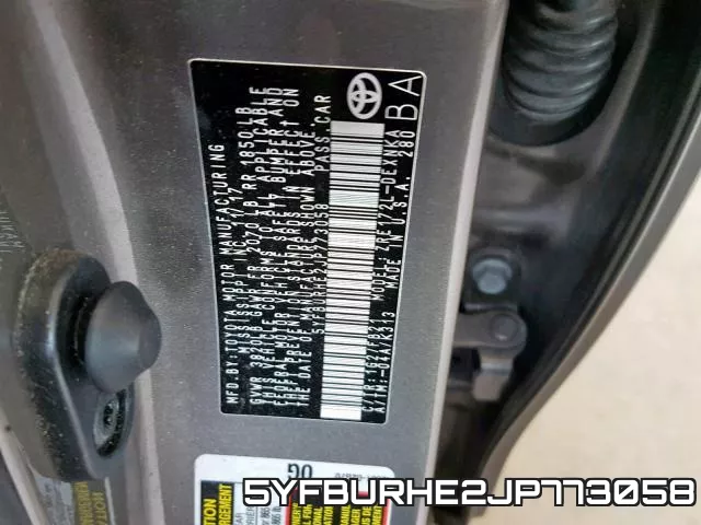 5YFBURHE2JP773058 фото 2