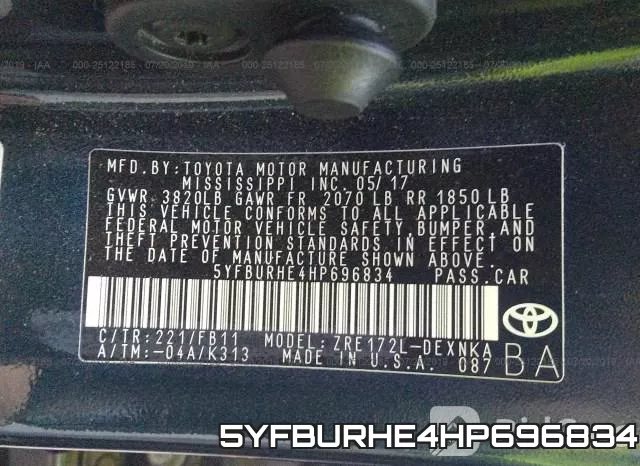 5YFBURHE4HP696834 фото 10