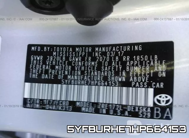 5YFBURHE7HP664153 фото 10