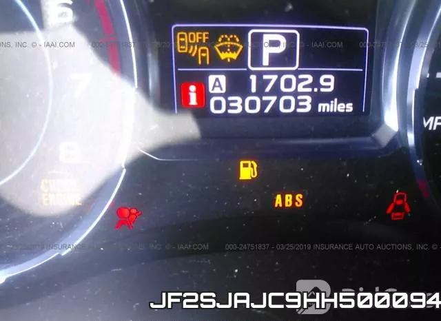 JF2SJAJC9HH500094 фото 8