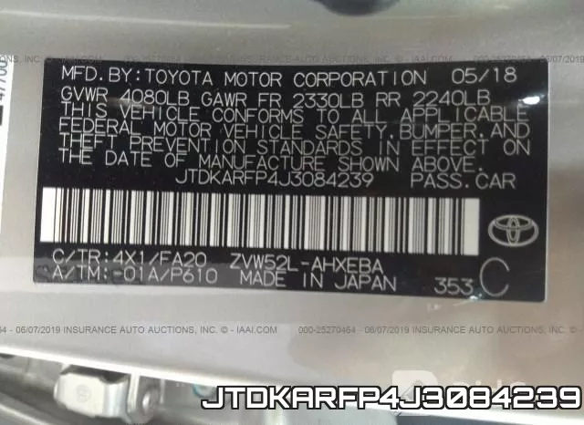 JTDKARFP4J3084239 фото 10