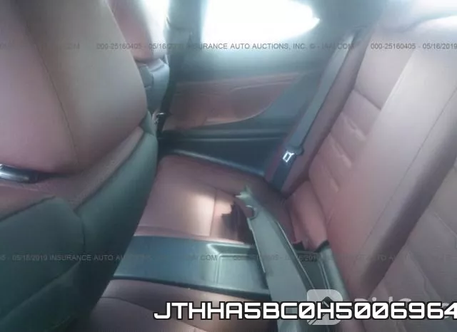 JTHHA5BC0H5006964 фото 9