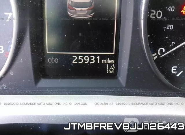 JTMBFREV8JJ726443 фото 8
