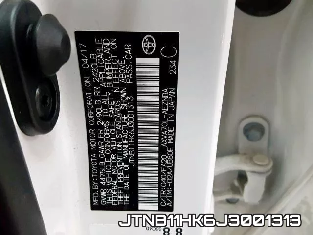 JTNB11HK6J3001313 фото 2