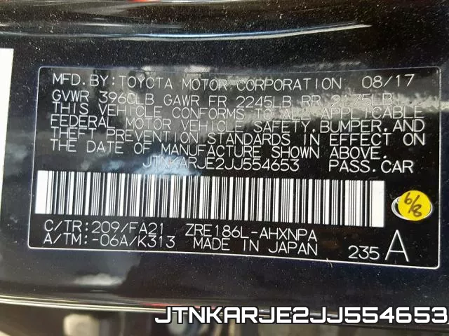 JTNKARJE2JJ554653 фото 2