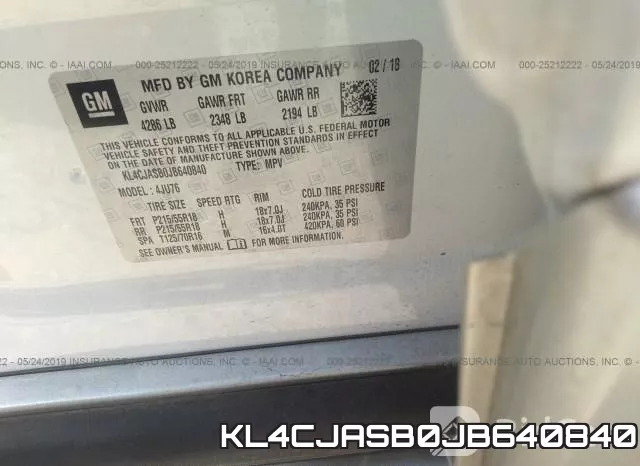 KL4CJASB0JB640840 фото 10