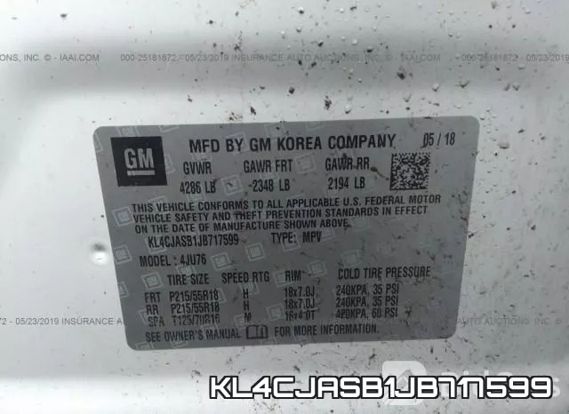 KL4CJASB1JB717599 фото 10