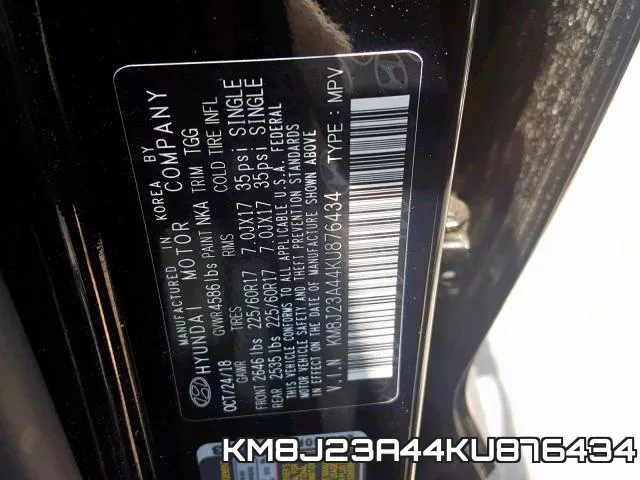 KM8J23A44KU876434 фото 2