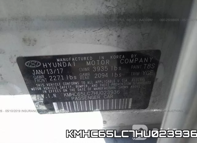 KMHC65LC7HU023936 фото 10