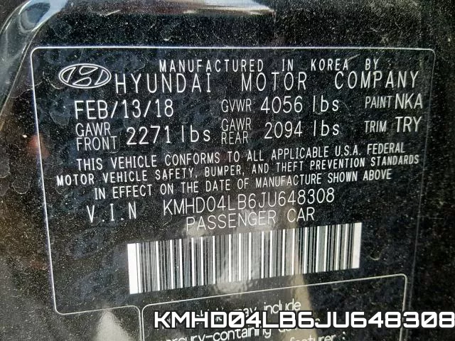 KMHD04LB6JU648308 фото 2