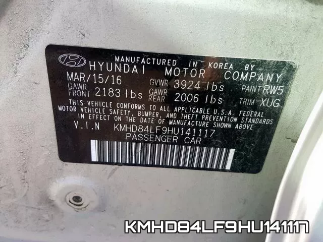 KMHD84LF9HU141117 фото 2