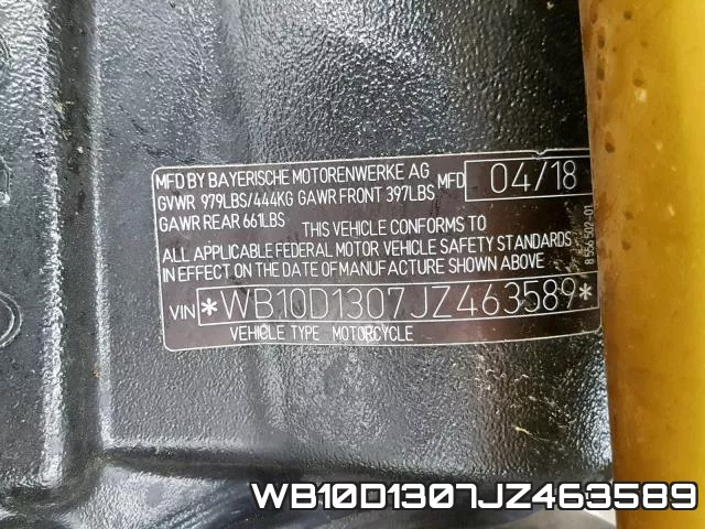 WB10D1307JZ463589 фото 2