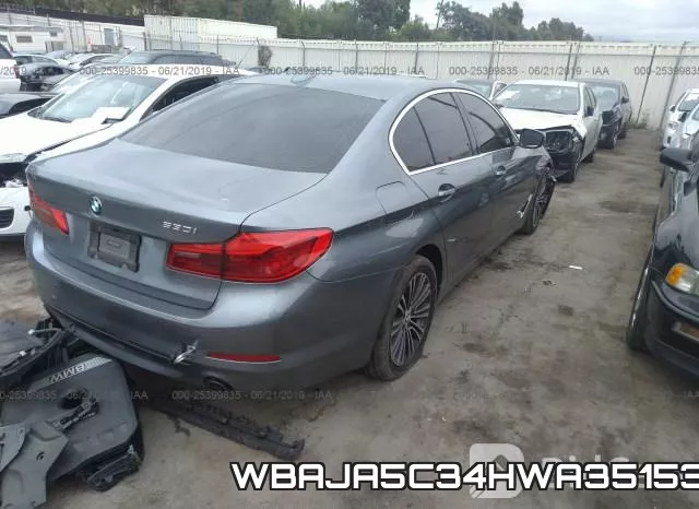 WBAJA5C34HWA35153 фото 5