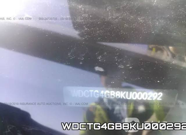 WDCTG4GB8KU000292 фото 10