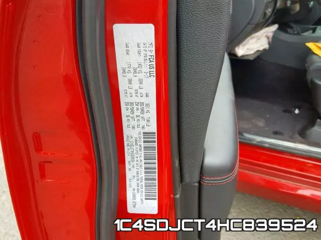 1C4SDJCT4HC839524 фото 2