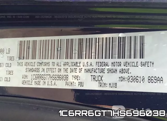 1C6RR6GT7HS696038 фото 10