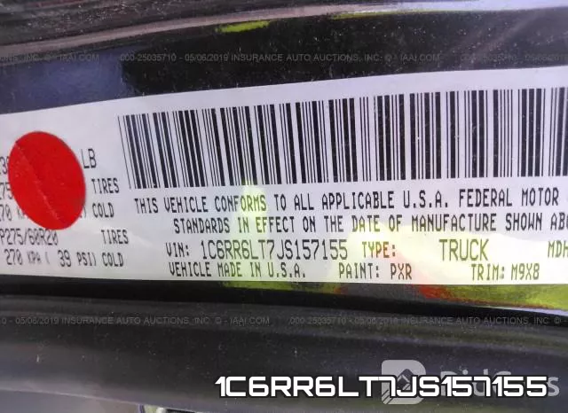 1C6RR6LT7JS157155 фото 10