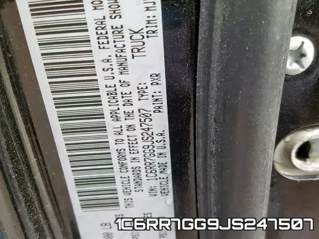 1C6RR7GG9JS247507 фото 2