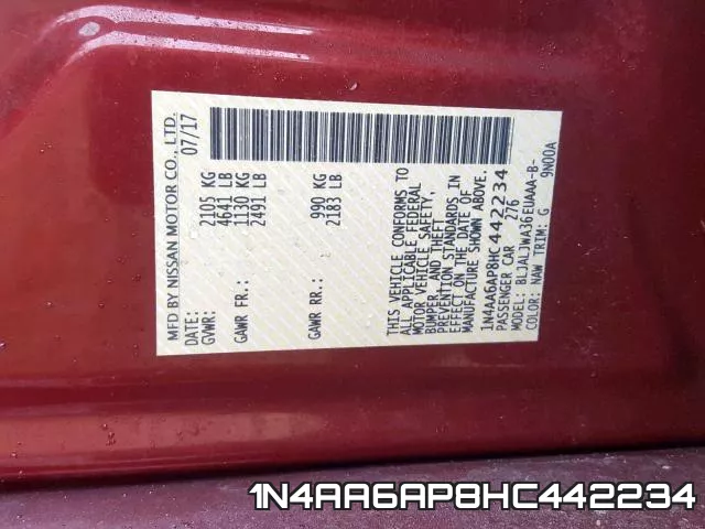 1N4AA6AP8HC442234 фото 2
