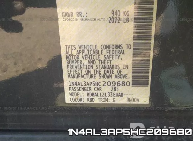 1N4AL3AP5HC209680 фото 10