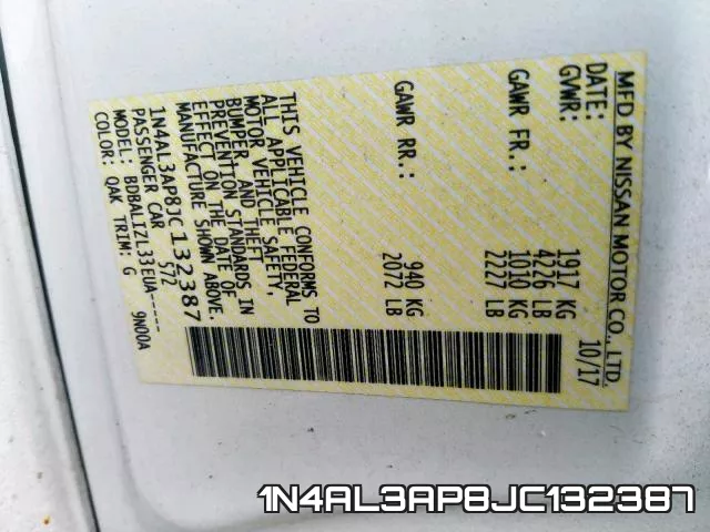 1N4AL3AP8JC132387 фото 2