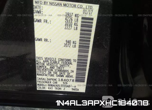 1N4AL3APXHC184078 фото 10