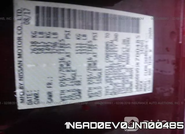 1N6AD0EV0JN700485 фото 10