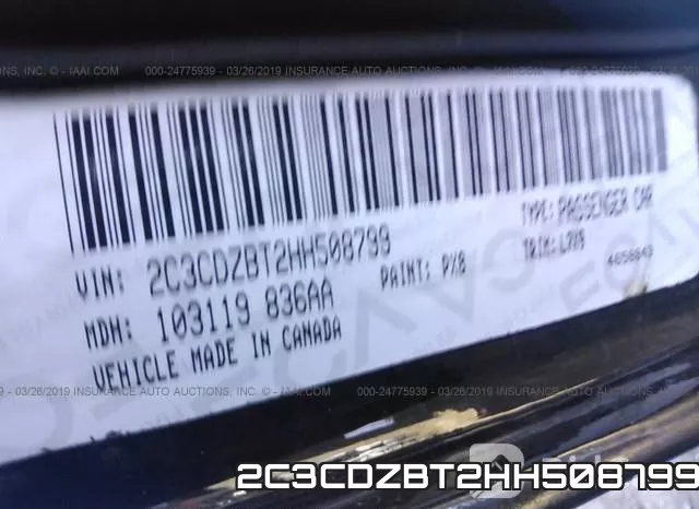 2C3CDZBT2HH508799 фото 10