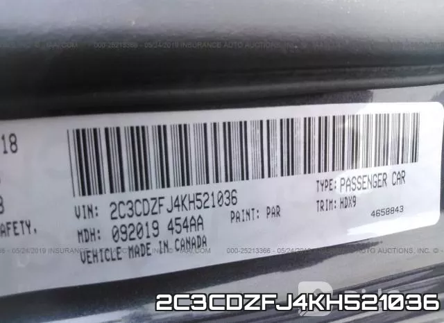 2C3CDZFJ4KH521036 фото 10