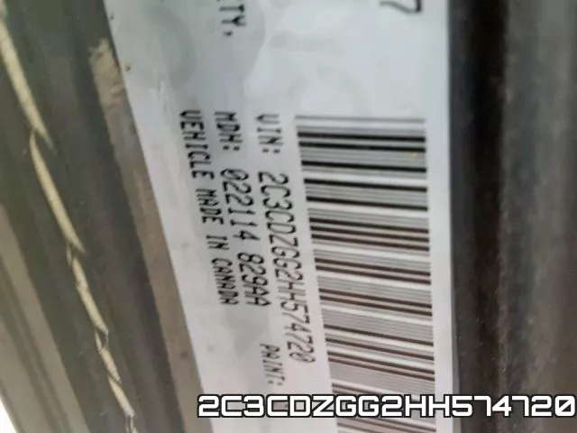 2C3CDZGG2HH574720 фото 2