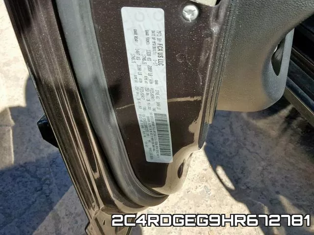 2C4RDGEG9HR672781 фото 2