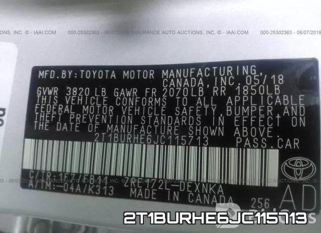 2T1BURHE6JC115713 фото 10