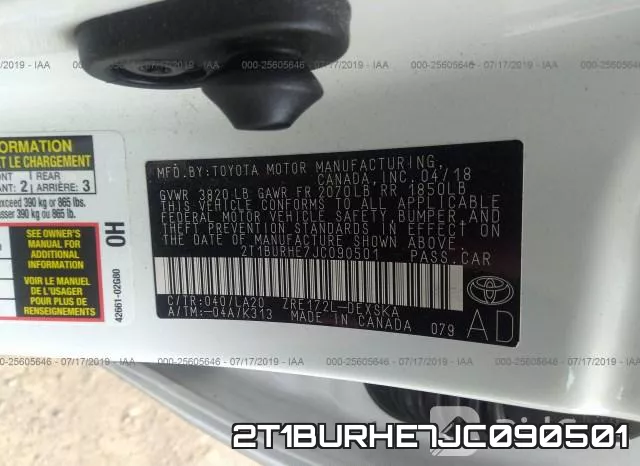 2T1BURHE7JC090501 фото 10
