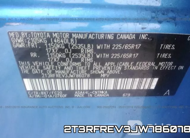 2T3RFREV3JW786078 фото 10