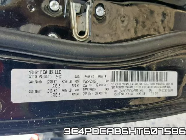 3C4PDCAB6HT607586 фото 2