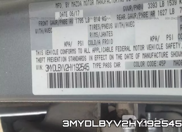 3MYDLBYV2HY192545 фото 10