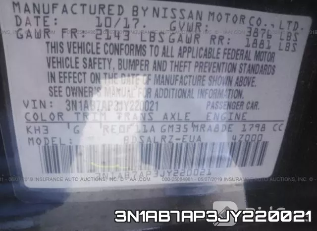 3N1AB7AP3JY220021 фото 10