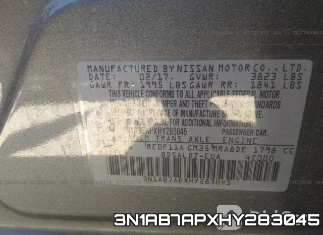 3N1AB7APXHY283045 фото 10