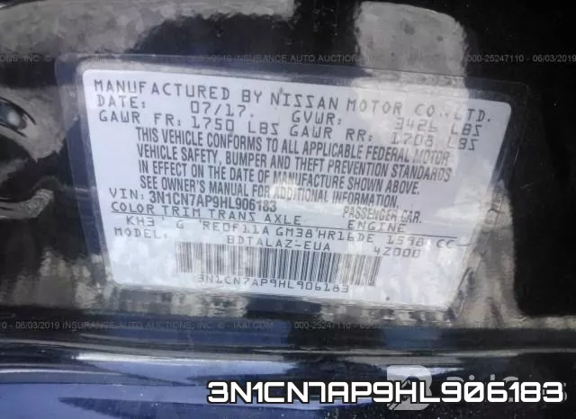 3N1CN7AP9HL906183 фото 10