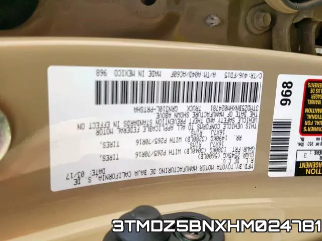 3TMDZ5BNXHM024781 фото 2