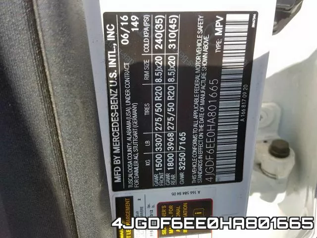 4JGDF6EE0HA801665 фото 2