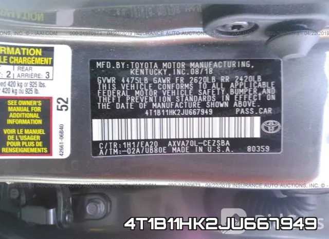 4T1B11HK2JU667949 фото 10