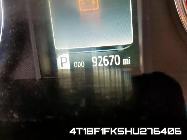4T1BF1FK5HU276406 фото 9