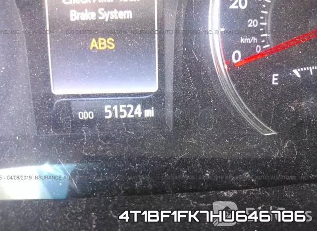4T1BF1FK7HU646786 фото 8