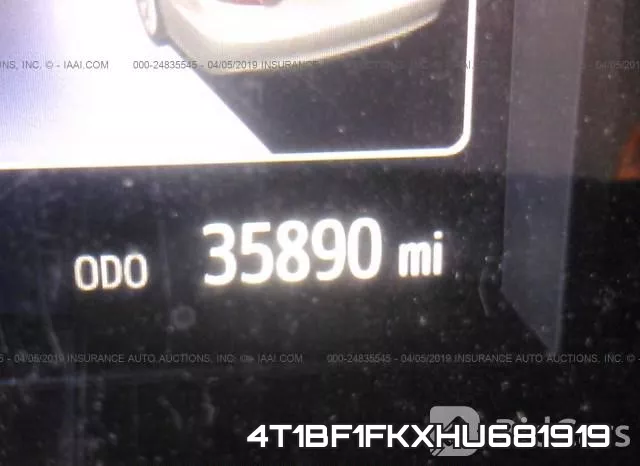 4T1BF1FKXHU681919 фото 8