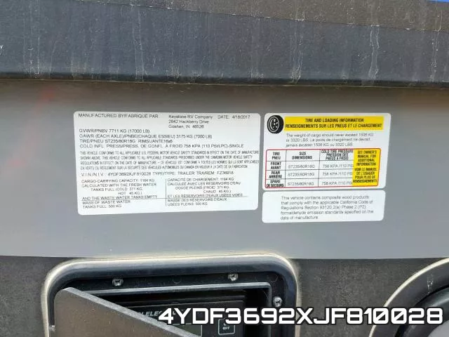 4YDF3692XJF810028 фото 2